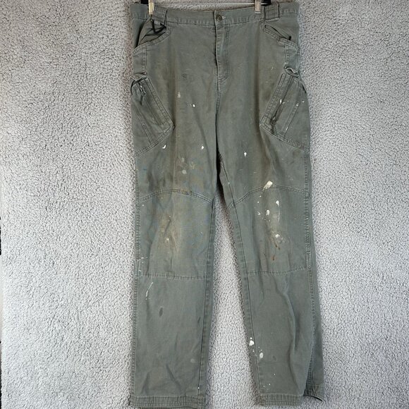 Japanese Collective Military Cargo 100% Cotton Olive Green Pants Men’s Size 36